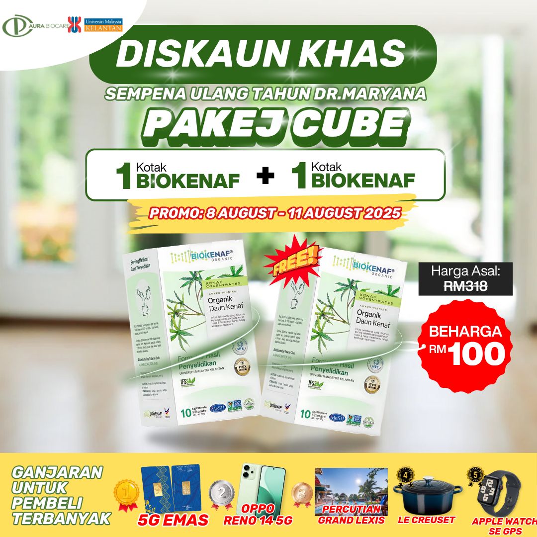 PAKEJ CUBE (2 KOTAK BIOKENAF)